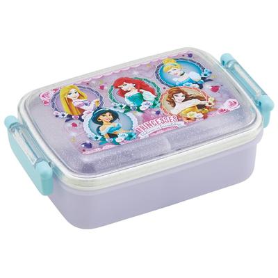 Lunch 1 Fluffy Dome Disney Princess für Kinder, Made in Japan, Box, 24 Etagen, 450 ml, Form: 24, antibakteriell, Kinder, RBF3ANAG-A