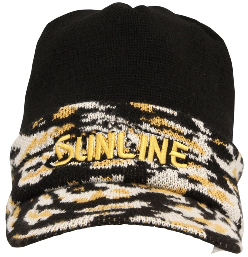 SUNLINE Lion Fire Brim Knit Cap Free Size White CP-5161