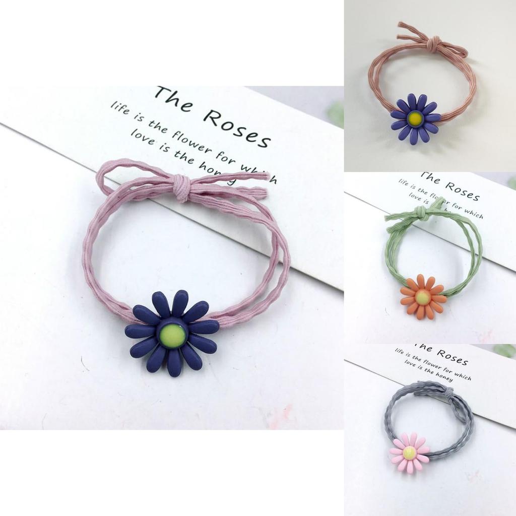 Beautiful Ins Women Daisy Hair Rope Headband With High-elastic Korean Rubber Band