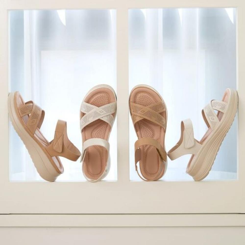 Jisyu Platform Strap Sandals 5cm