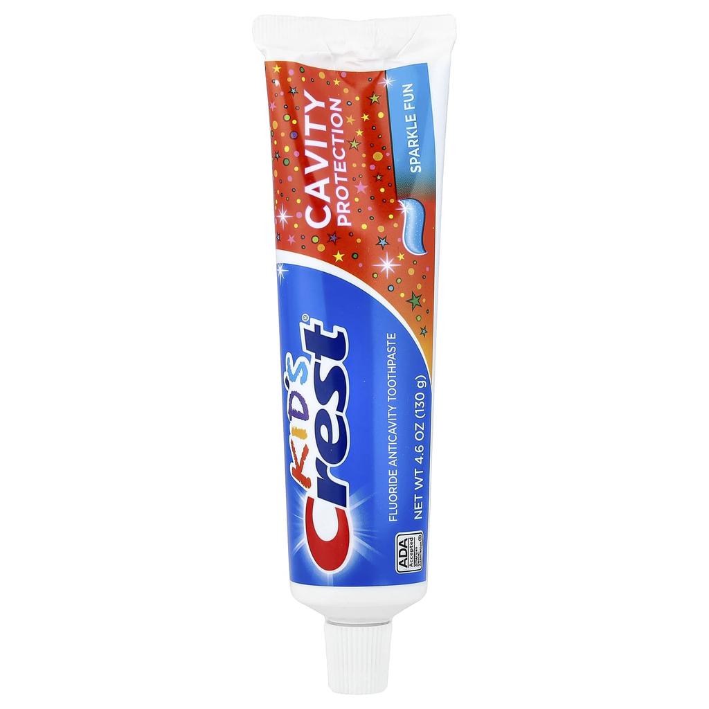 Kids, Fluoride Cavity Prevention Toothpaste, Sparkle Fun, 130G(4.6Oz)