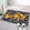 THE DREAM IS FREE" Graffiti Style Carpet Quote Rug Door Mat for Entryway Home Decoration Street Art Design Home Rugs Welcome Mat