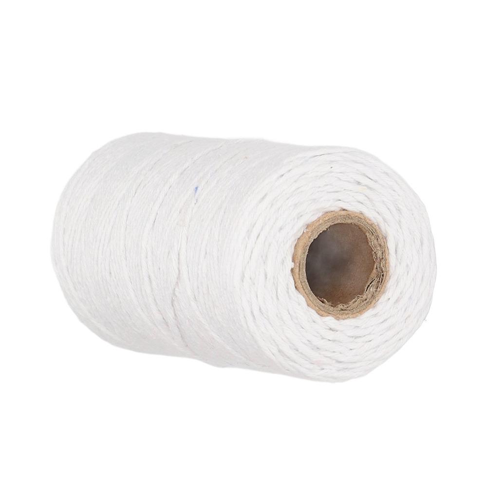 3Pcs 984 Feet Length Macrame Cord Soft Texture Packing String Cotton Twine  For Gift Wrapping