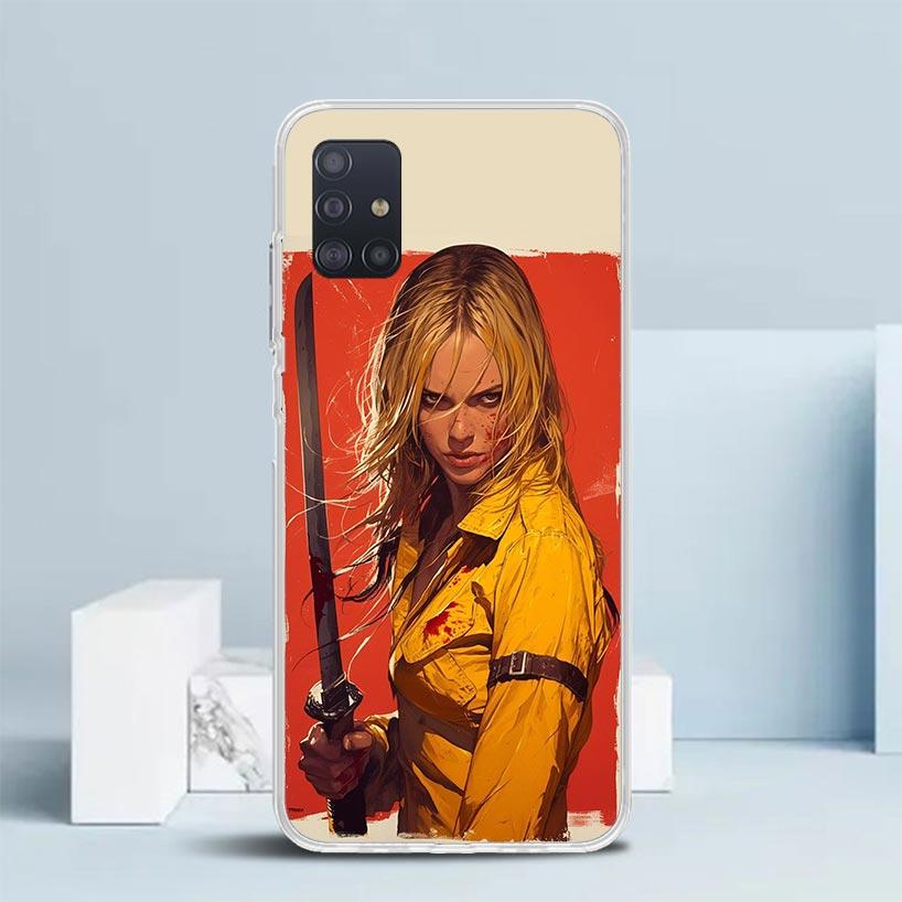 Kill Bill Soft Cover for Samsung Galaxy A12 A22 A32 A52 A72 A02S Phone Case Note 20 Ultra 10 S10 Plus A51 A71 A50S A20S A10S Gal