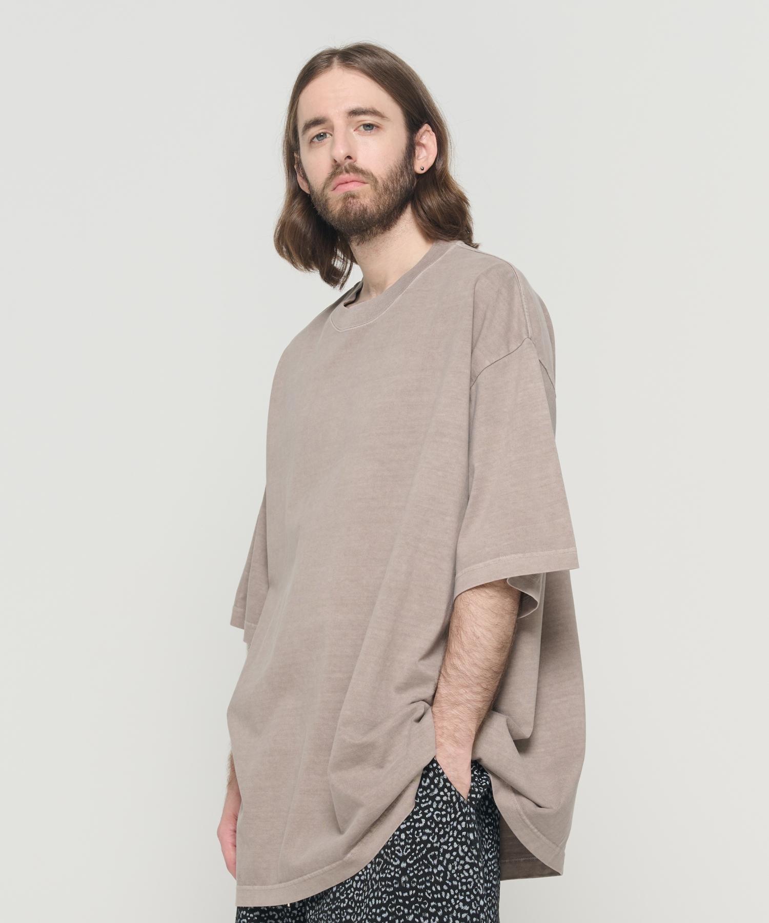 Cargo Bros Pigment Overbox Short Sleeve Tee (Brown) Free