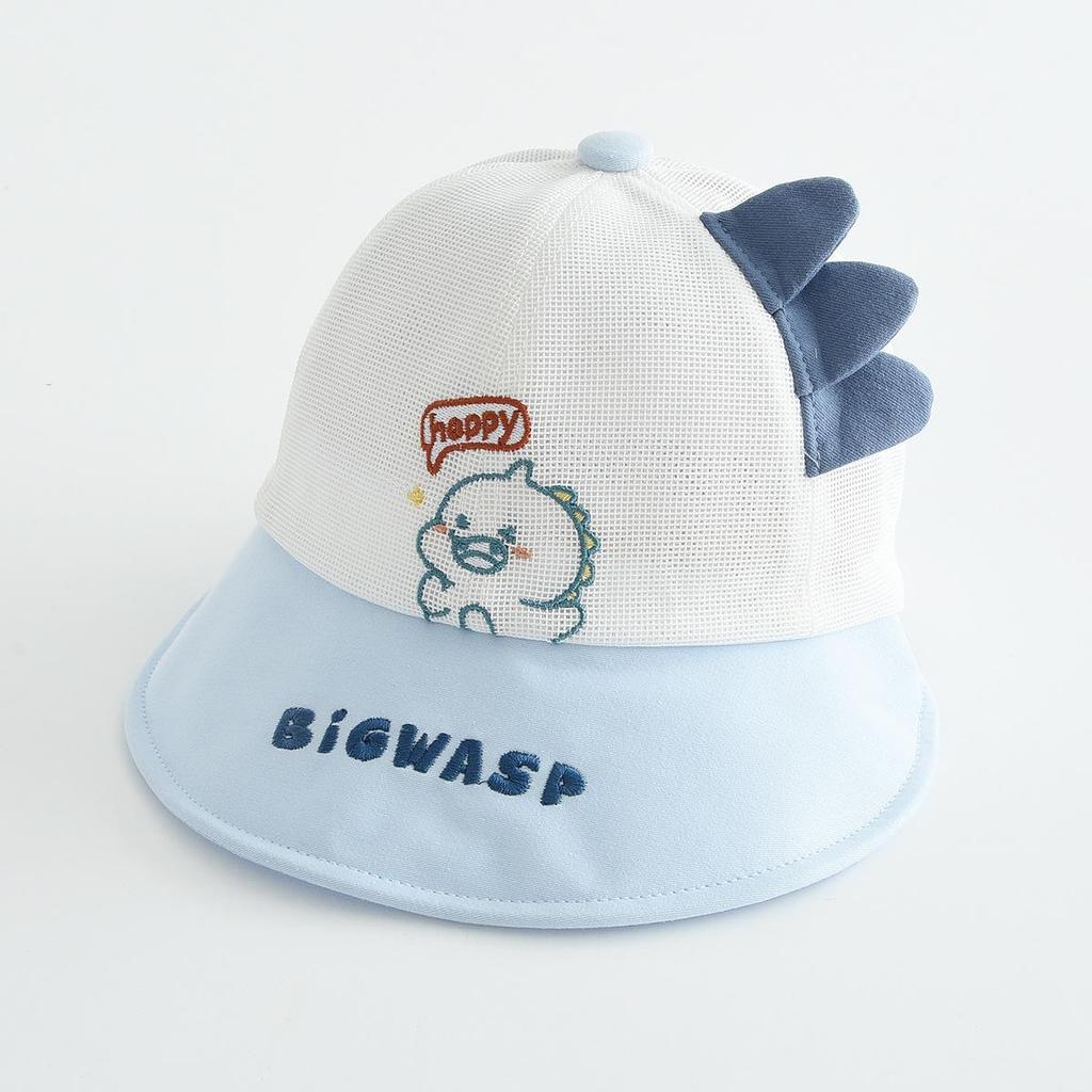 Children's Cartoon Dinosaur Bucket Hat - Outdoor Breathable Sun Hat