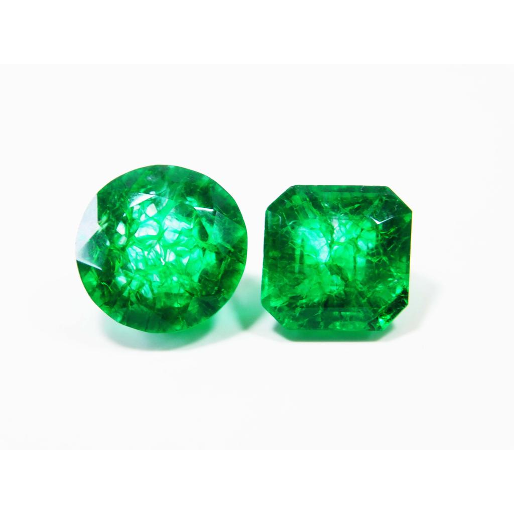 8 Carat CERTIFIED Loose Gemstone Natural Emerald Green Mix MULTTIQ13