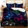 Gaming Duvet Cover Set Gamepad Headset Gaming Theme Bedding Set for Boy Teens Bedclothes Double Queen King Polyester Qulit Cover