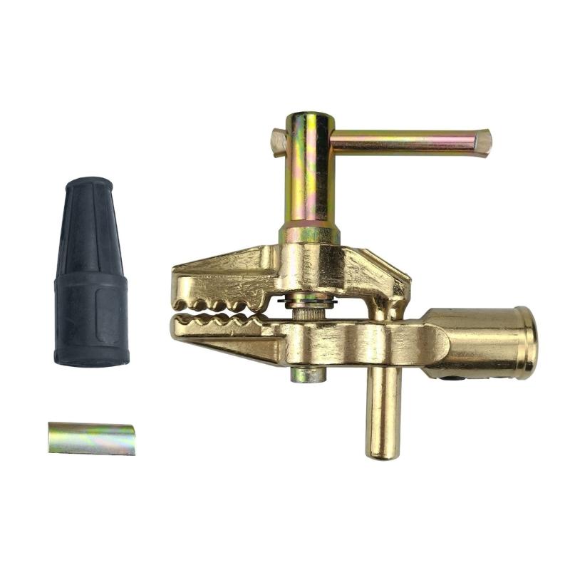 Professional Welding Ground Clamp High Conductivity Coppers Welding Equipment Clamp For Stable Electrical Connection