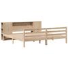 VidaXL Bookcase Bed Without Mattress 180x200 Cm Solid Pine Wood 3321858