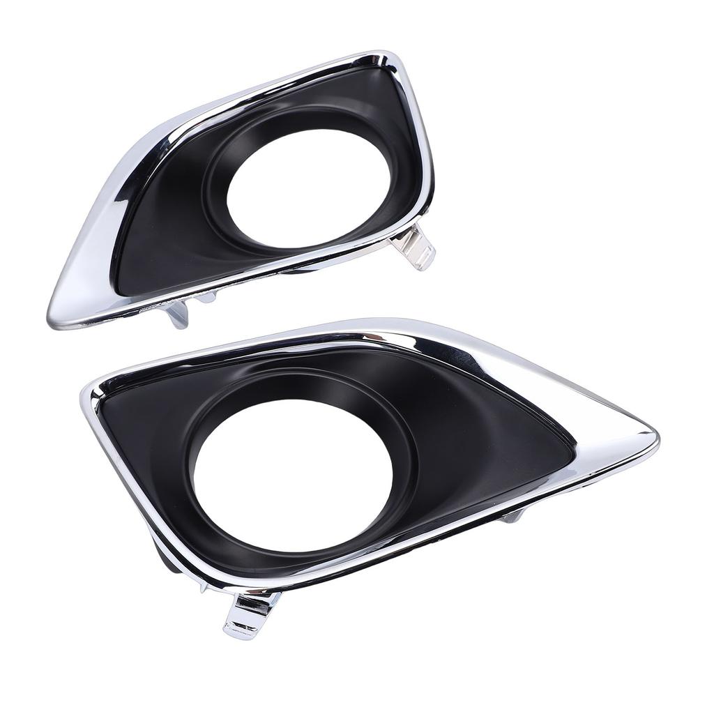 Replacement Fog Light Frame, High Quality,  ,   Fit, Improves Vehicle Appearance for Venza 2013 2016, Black Silver, 2 Pieces