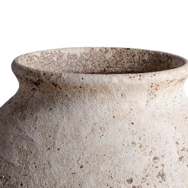 Wabi-Sabi Style Jingdezhen Ceramic Vase - Retro Coarse Pottery Centerpiece Jar