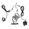 Electric Bike Horn Headlight and Tail Light Kit DK11 Aluminum Alloy Plastic Electric Bike Lights Set for Upgrade