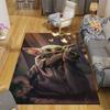 1pc Star wars Yoda Pattern Carpet Area Rug Non-slip Carpet Hand Washable Floor Mat Suitable For Living Room Bedroom Home Decor Room Decor Ch