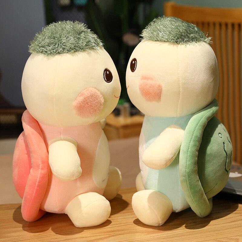 Cartoon Plush Seaweed Tortoise Toy Charming Turtle Plush Pillow Stuffed Soft Cushion For Girls Baby Vanlentine Gift