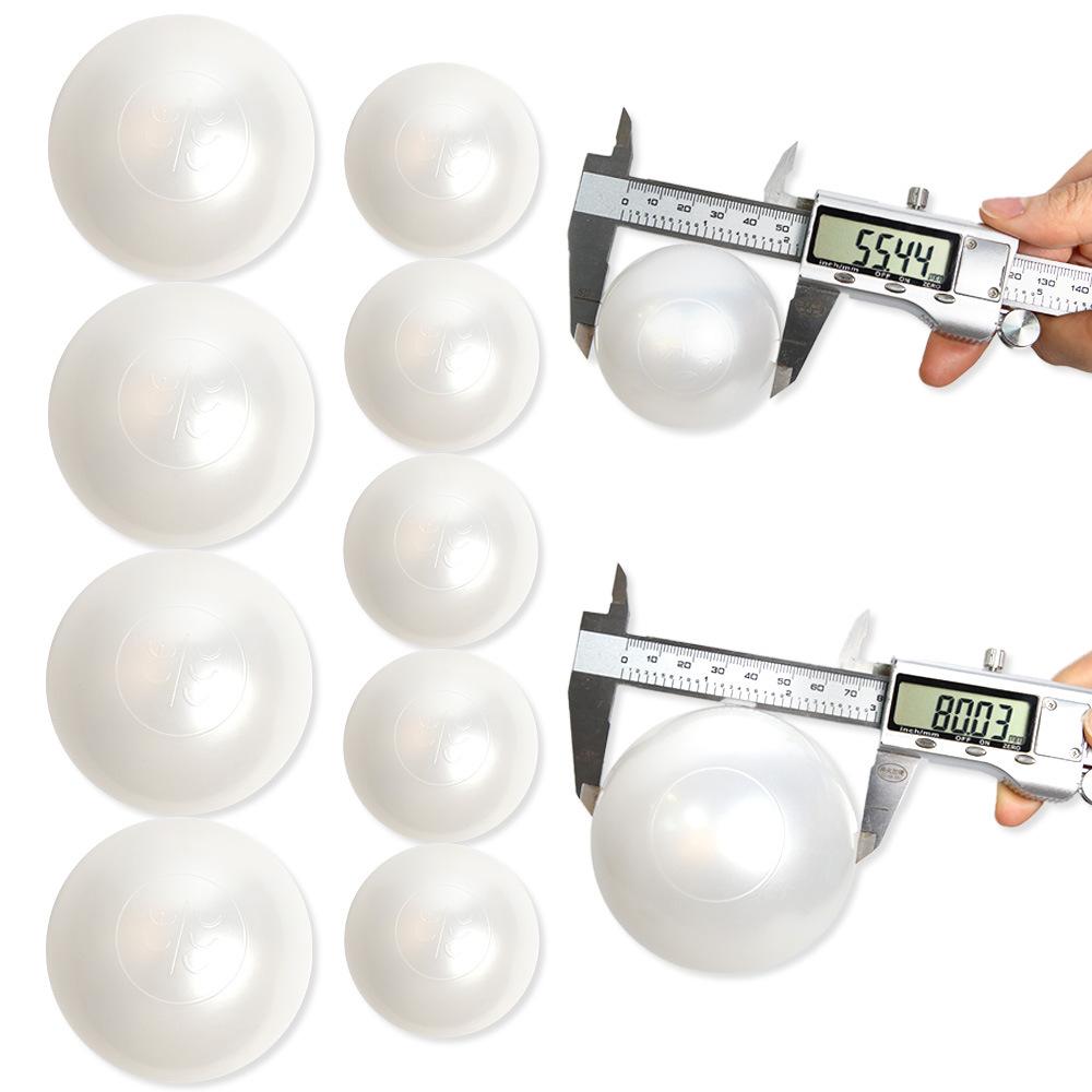 Wedding Backdrop Hanging Decor, Faux Pearl White Round Ball Ornament, DIY Beaded Garland for Ceremony Decoration