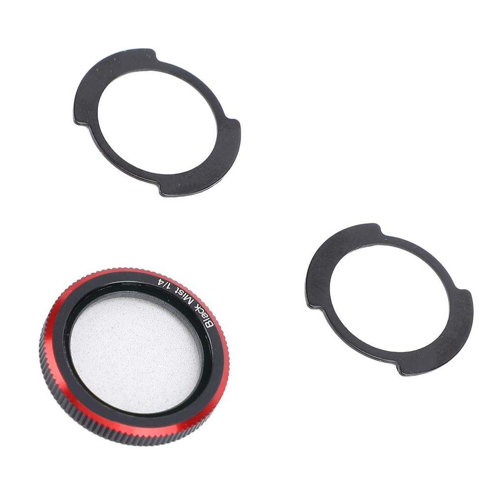 Drone Magnetic Filter Set Aluminum Alloy Frame Optical Glass Lens Quick Release Red 14 Black Mist