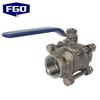 FGO 3-Piece 304 Stainless Steel Ball Valve