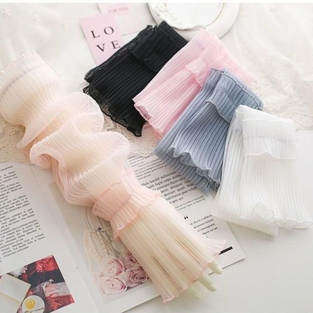 Anti-UV Long Arm Glove Highly Elastic Sunscreen Arm Sleeves New Lace Ice Sleeves  Cycling Driving
