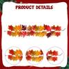 Fall Leaf Garland Autumn Festival Christmas Realistic Artificial Indoor Ornament