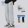 JEANSWEST LIFE Men's Letter Print Jogger Casual Pants