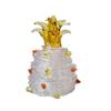 Ananas Comosus Crystal Pineapple Ornaments Glass Miniatures Pineapple Model  Fengshui Paperweight