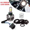 6500K 32W 3000LM COB LED HID White 360°  Hi/Lo Beam H4 Motorcycle Headlight Front Light Bulb Lamp NEW