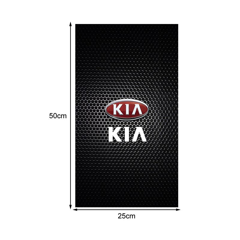 2Pcs Car Logo Center Pillar Protective Film Anti-scratch 3D Sticker Decal For KIA Cerato Sportage R K2 K3 K5 K6 K7 K8 RIO 3 4 Sorento Picanto