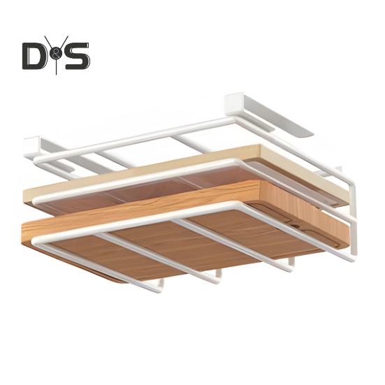 

Кухонный подвесной органайзер с крючками, прочная несущая вешалка для бумажных полотенец, держатель для разделочной доски, полка для хранения A