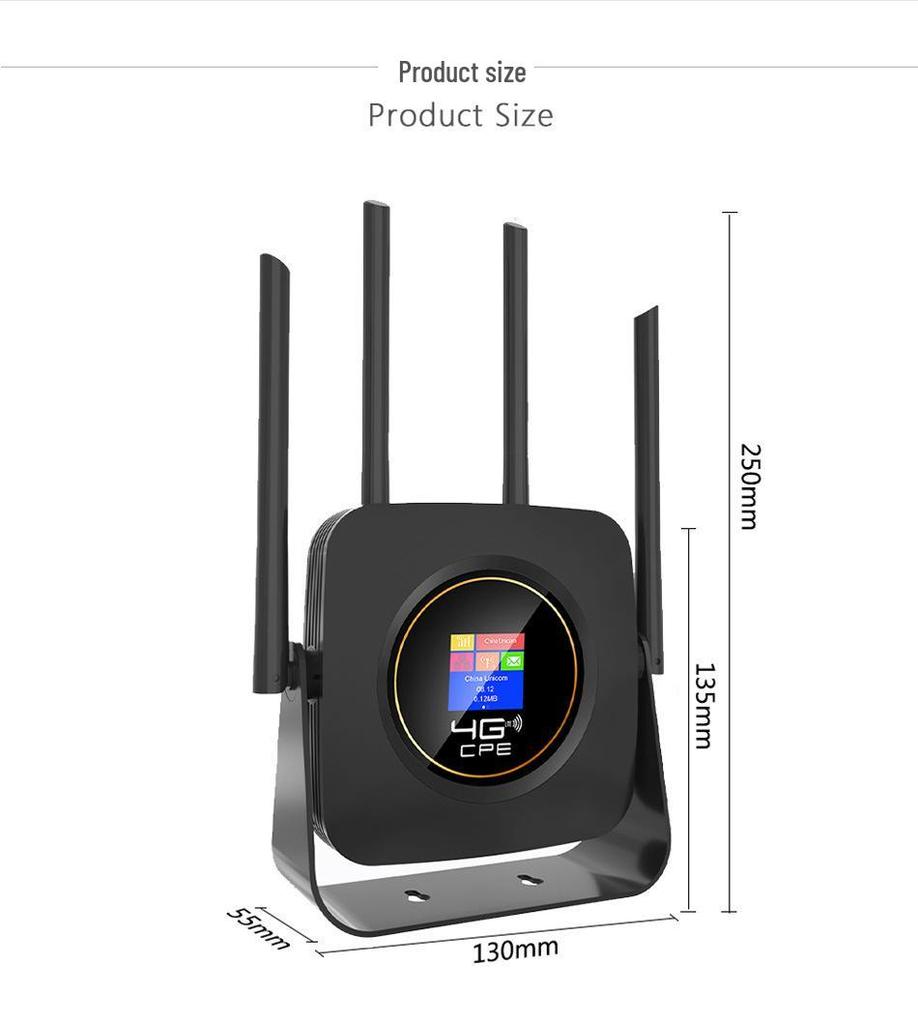 CPF903B Battery-Powered 4G WiFi Router with SIM Slot & Single Network Port