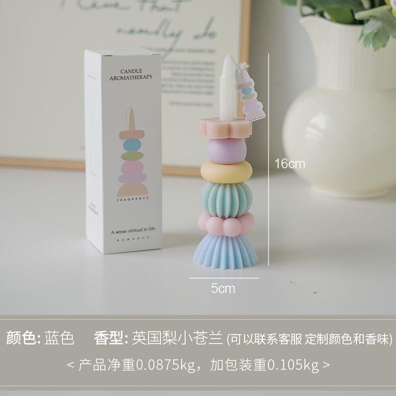 Pagoda Scented Candles, Wedding Ceremony Sense Creative Ornament Props Scented Candles Romantic Exquisite Handmade Gifts