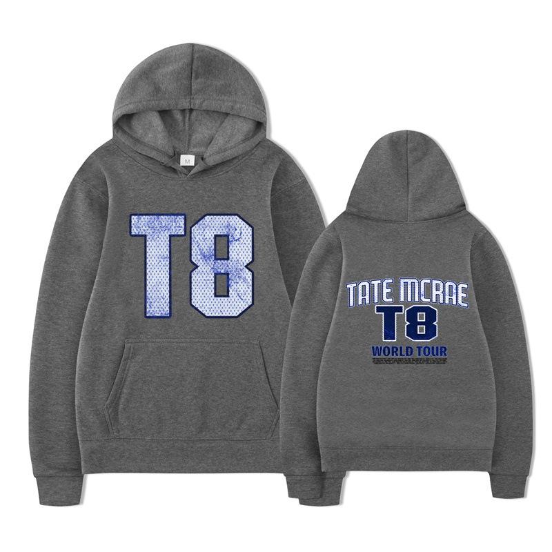 Tate McRae Think Later Hoodies Autumn Men Fashion Long Sleeve Sweatshirts Women Harajuku Streetwear Pullovers Sudaderas