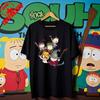 South Parks kleiner fetter Junge Cartman Süßes Cartoon Gedrucktes T-Shirt Shirt Humorvolle Streetwear Unisex Sommer Rundhals Kurzärmlig