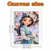 Disney Pearl Painting Mulan Portrait for Beginners and Adults, DIY Pearl Diamond Art Painting Kit for Home Wall Decor Gifts