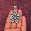 White Topaz Gemstone Pendant Gemstone : 925 Sterling Silver Handmade Jewelry Pendant