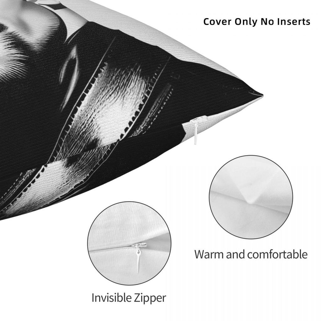 Firefighter Moustache Daddy Lgbtq Square Pillowcase Polyester Linen Velvet Pattern Decor Throw Pillow Case Home Cushion Cover