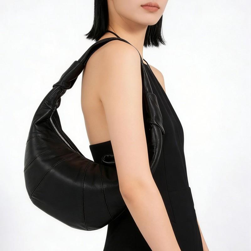 Hot-selling New Sheepskin Croissant Niche Design Lazy Style Song Bag High-end Commuter Portable Shoulder Women
