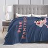 Pinks Panthers Flannel Throw Blankets Blankets for Bedding Car Soft Plush Thin Quilt,