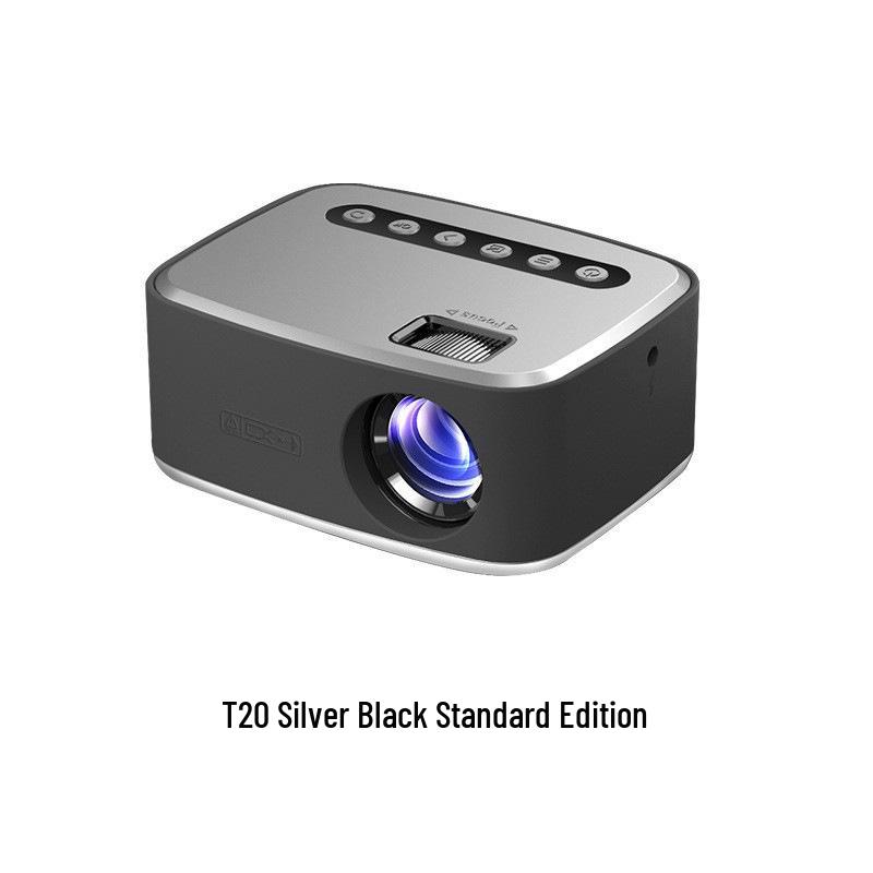 T20 Mini Wireless HD 1080p Mobile Projector for Home & Bedroom