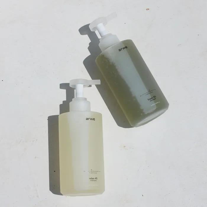 Relax 45 & Fresh 55 Shampoo 500ml Set, 500ml Each