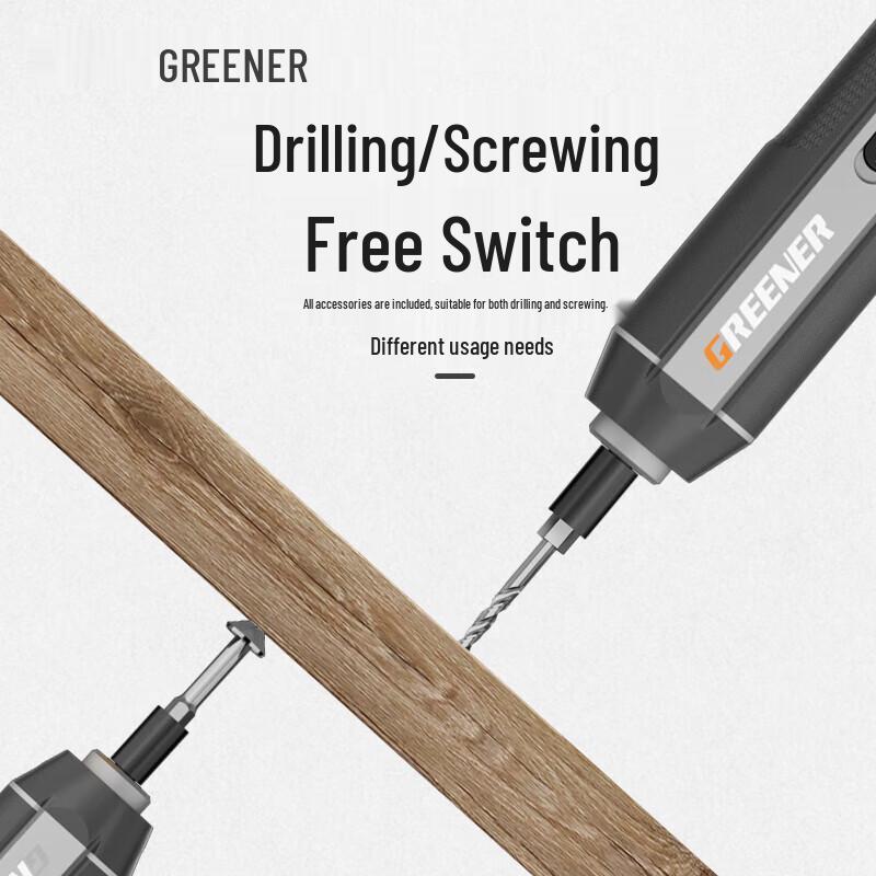 Green Forest Cordless Electric Screwdriver Set CN plug (adapter included)