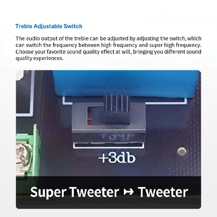 400W 2 Way Frequency Divider Circuit 5200Hz-20kHz Adjustable Frequency Speaker Filter Home Theater Sound Modification