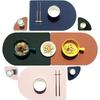 Faux Leather Placemats and Coasters  Modern Table Mats for Dining - Heat Resistant Waterproof  Non Slip  Easy Care Place Mat