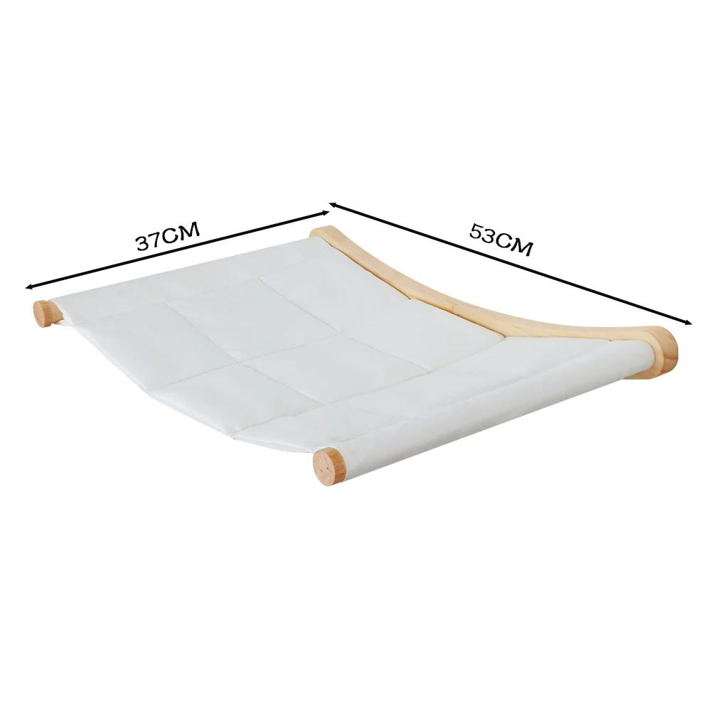 Wandmontierte Katzenhängematte, Platzsparend, Sisal Abriebfester Katzenklettergerüst Haustier Aktivitäts Ruhe Set Indoor Katzenmöbel