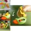New Gravity 3d Banana Carrot Knife Round Blade Banana Radish Knife Decompression Toy