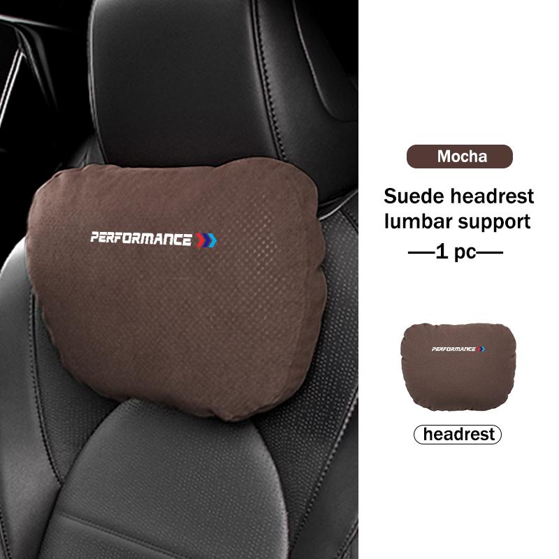 Car Neck Pillow Seat Headrest Head Lumbar Support Protector Cushion For BMW E91 E92 E93 E60 F10 F30 E39 E36 E87 X3 X5 E70 E46