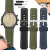 Pro hodinky TIMEX Řemínek TW2T76500 T2N721 T2N720 Sportovní Vysoce kvalitní Nylonové Plátno Řemínek na hodinky Pánské Tide Compass 24×16MM Náramek