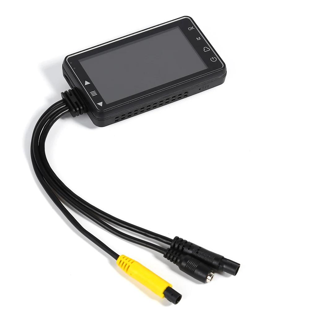 SE300 1080P Motorcycle DVR Front Rear View Motorcycle Dash Cam Video Recorder 3 Inch RGB High Brightness Black Night Vision