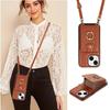 Applicable to iphone15 crossbody organ ring card bag mobile phone case 15pro multi-card all-inclusive bracket case