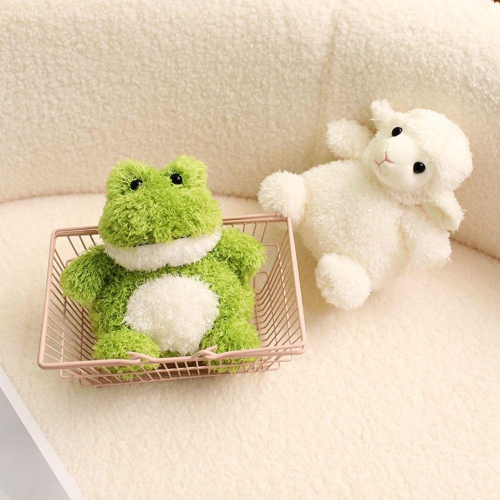 Interactive Simulation Frog Stuffed Toys Handmade Cartoon Sleeping Doll  Kids Gifts